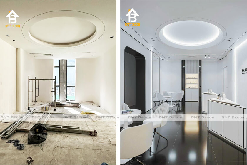 THIẾT KẾ THI CÔNG SHOWROOM MỸ PHẨM FACEMAX – P2