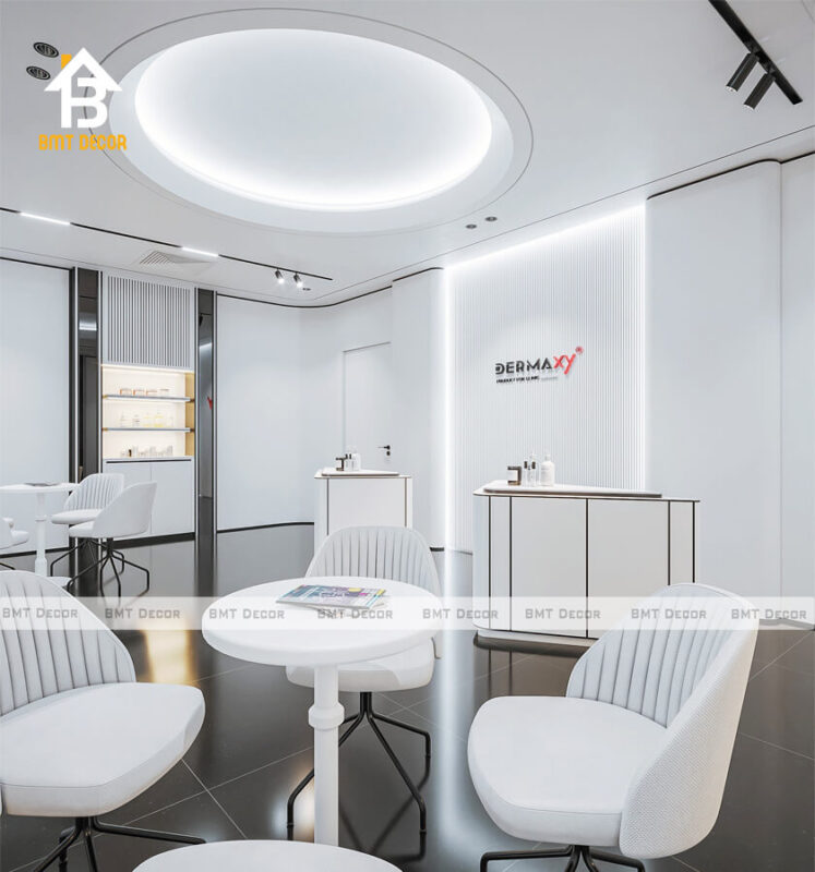 THIẾT KẾ THI CÔNG SHOWROOM MỸ PHẨM FACEMAX – P2