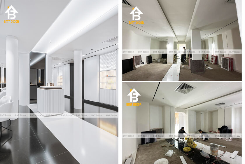 THIẾT KẾ THI CÔNG SHOWROOM MỸ PHẨM FACEMAX – P2