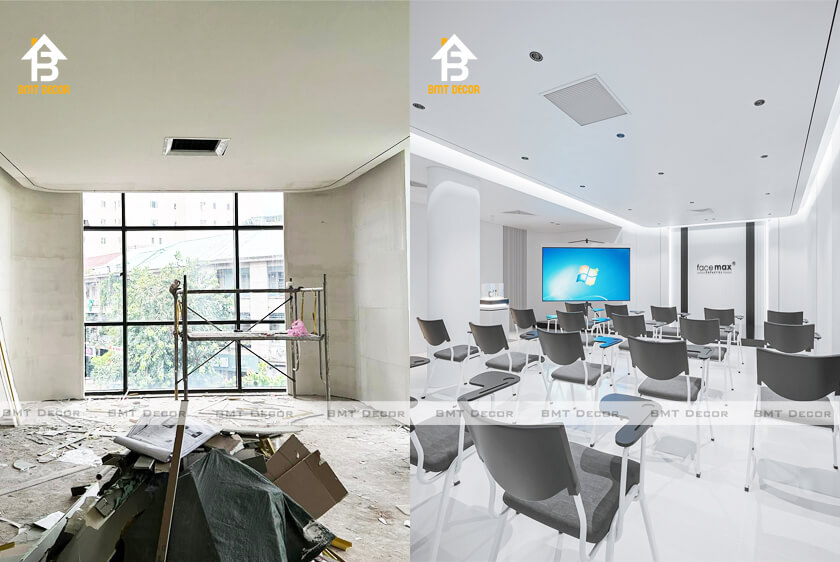 THIẾT KẾ THI CÔNG SHOWROOM MỸ PHẨM FACEMAX – P2