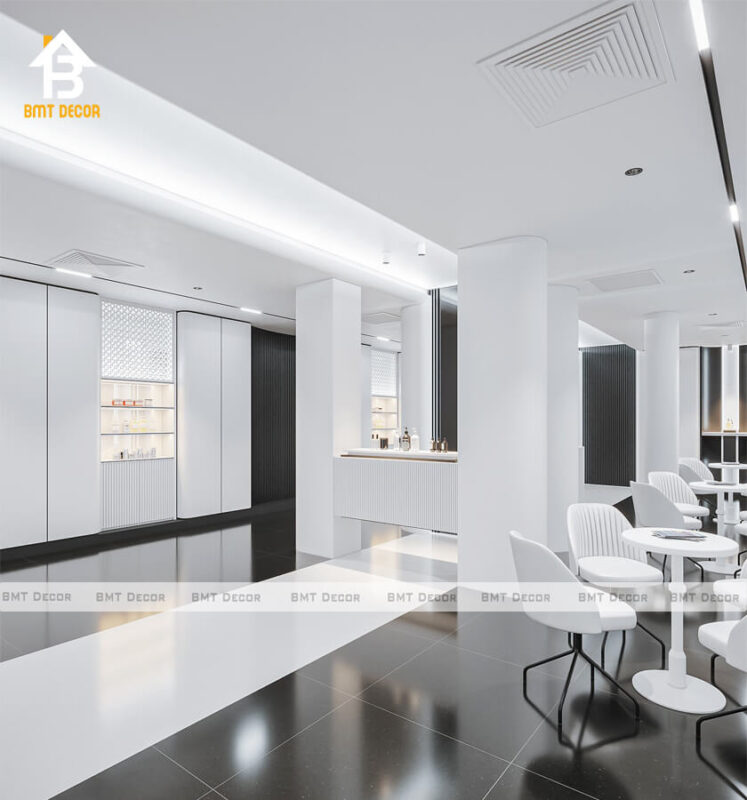 THIẾT KẾ THI CÔNG SHOWROOM MỸ PHẨM FACEMAX – P2