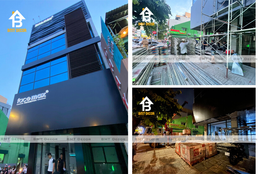 THIẾT KẾ THI CÔNG SHOWROOM MỸ PHẨM FACEMAX – P2