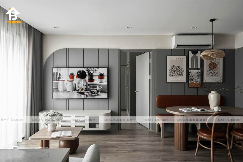 THIẾT KẾ THI CÔNG NỘI THẤT CĂN HỘ CHUNG CƯ Q7